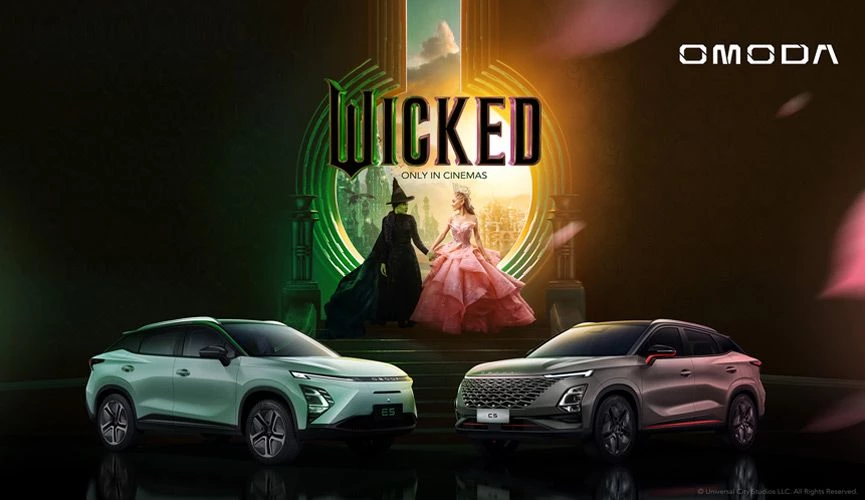 Chery OMODA 5 PRO Modeli İçin Wicked Filmi ile İş Birliği Yaptı!